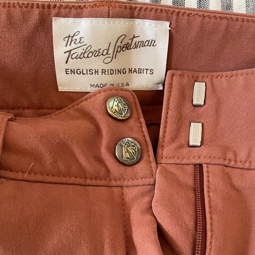 Tailored Sportsman Breeches, 26 R, rust